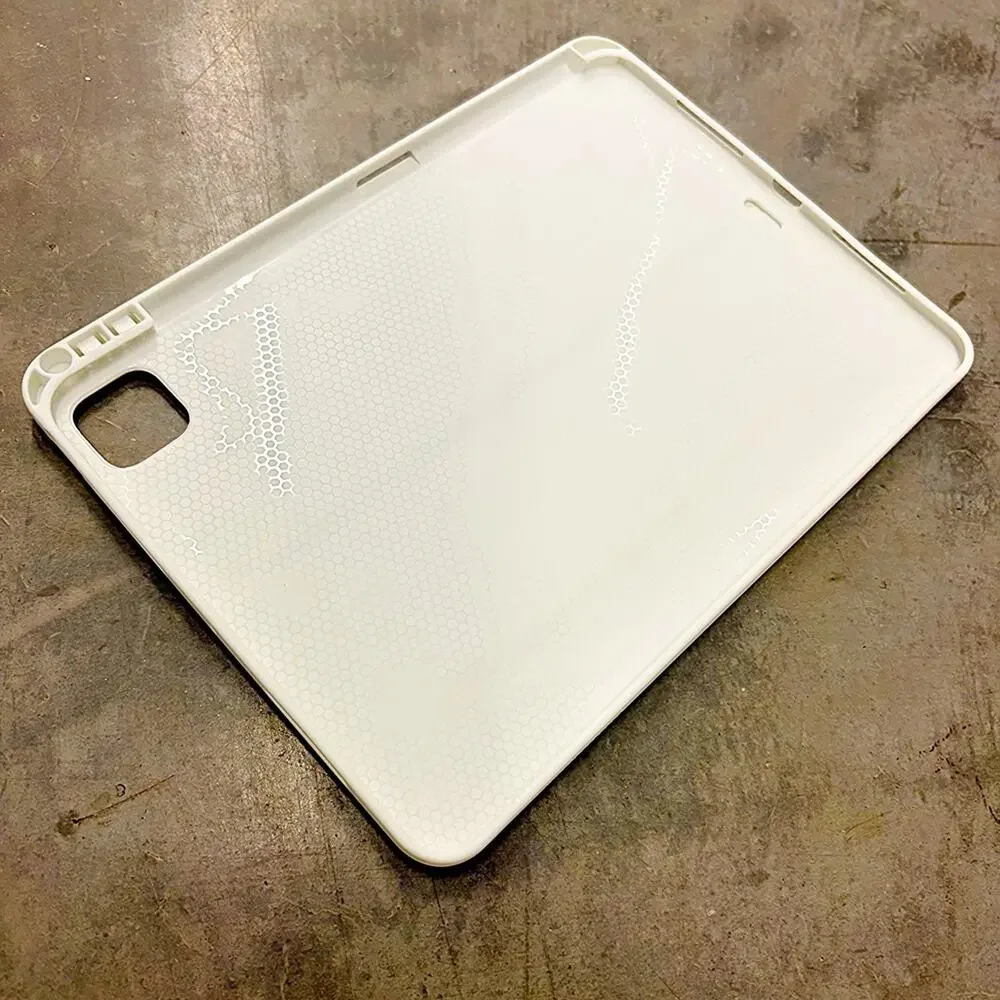 ZENLU iPad Pro 11 M4 Keyboard Case Trackpad Backlit White